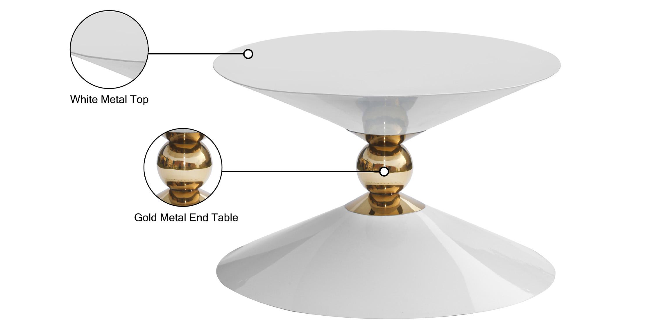 

        
Meridian Furniture MALIA 288-CT Coffee Table White/Gold  753359803951
