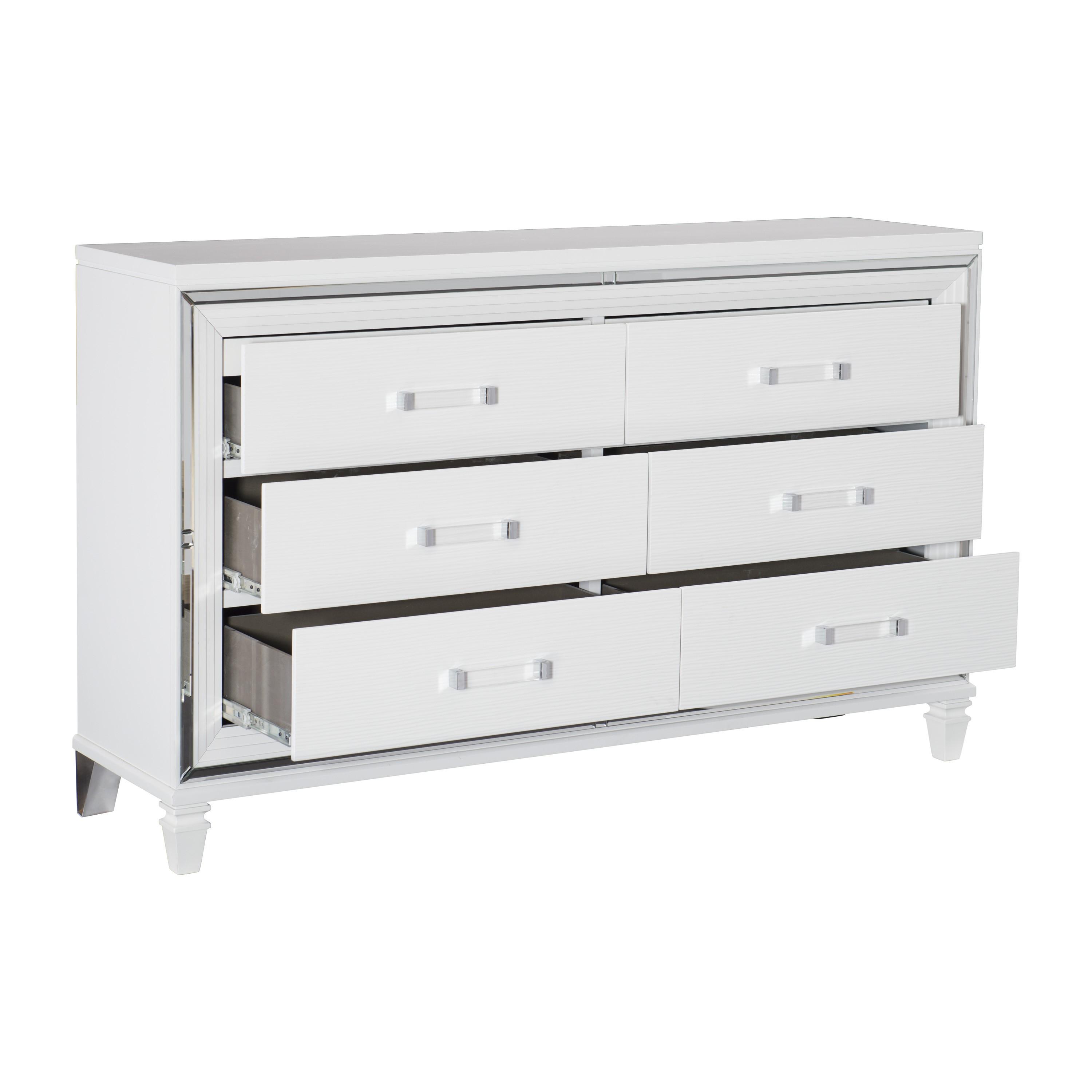 

    
Homelegance 1616W-5*6-2PC Tamsin Dresser w/Mirror White 1616W-5*6-2PC
