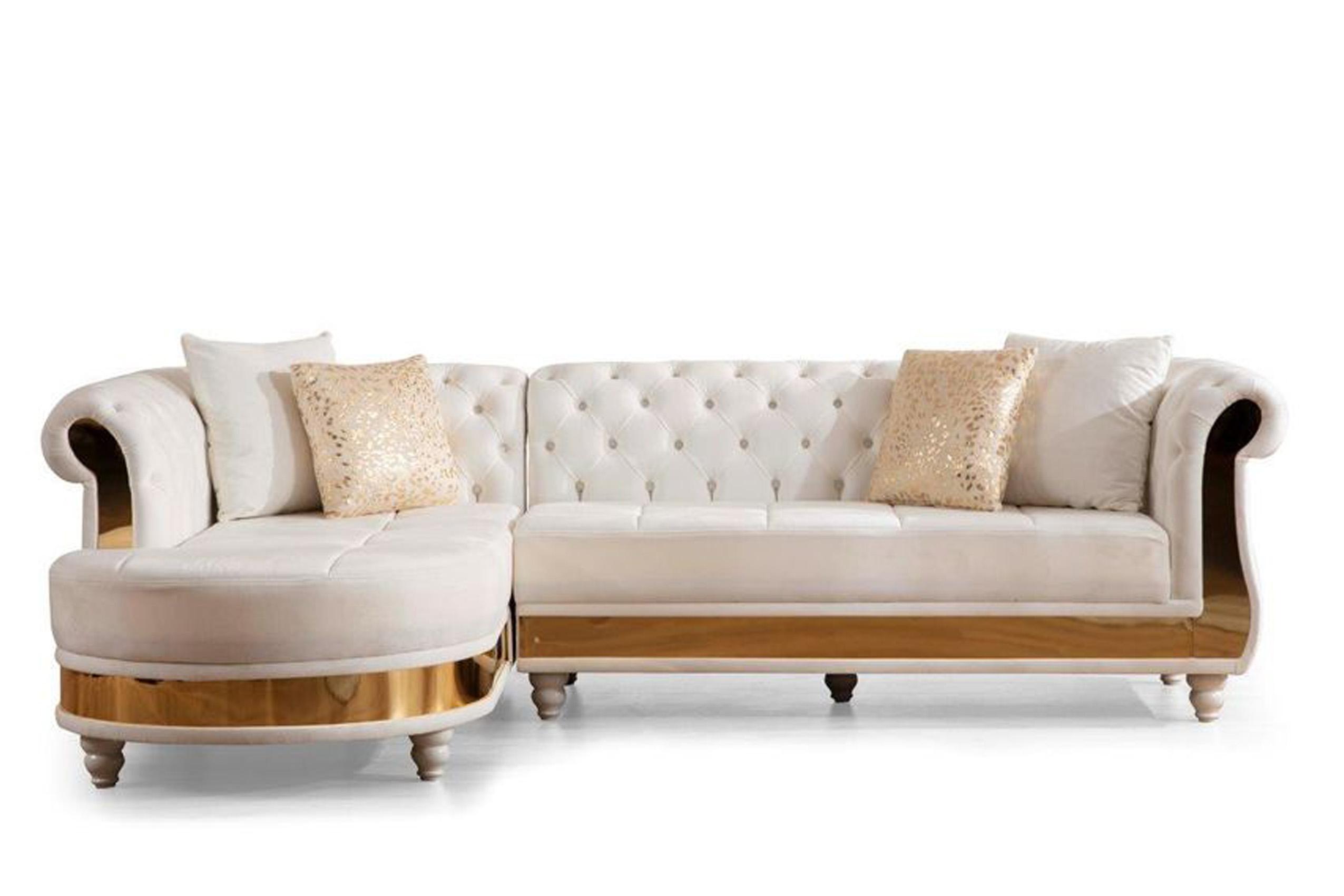 

        
Galaxy Home Furniture JULIA-WH Sectional Sofa White Velvet 698781429372

