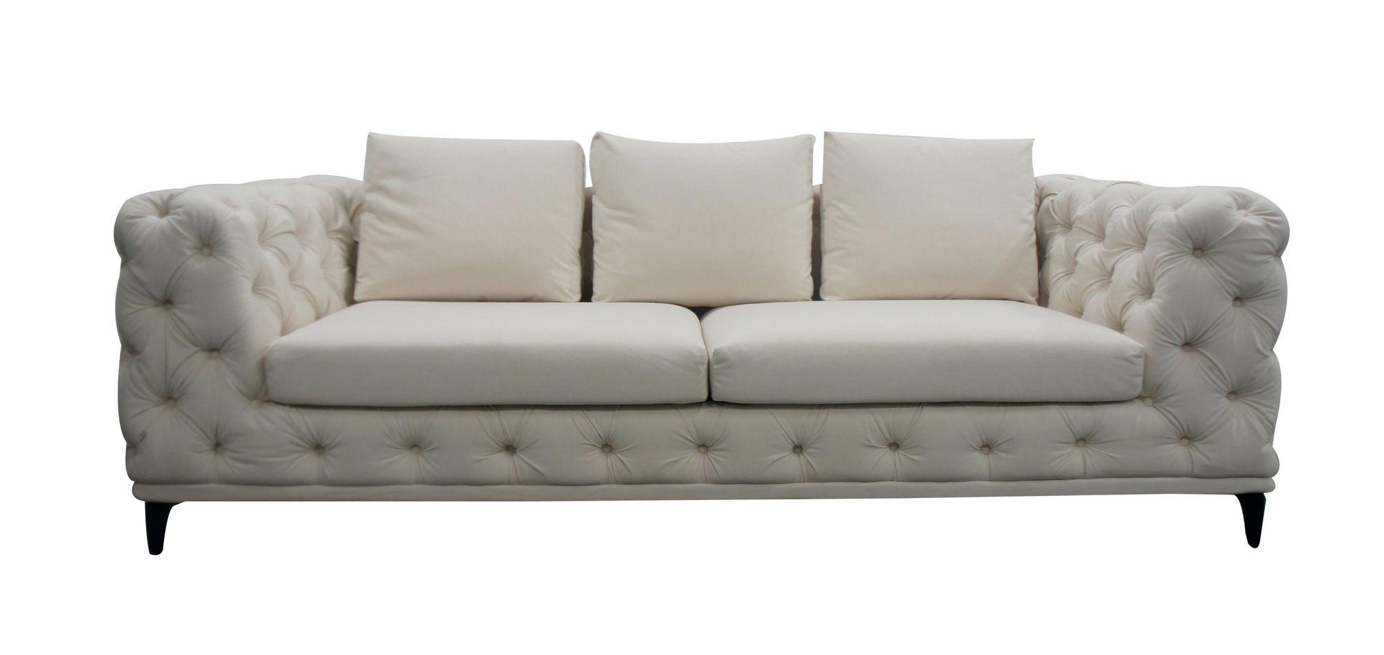 

    
VGUIVANCOUVER-S-Set-2 Glam White Velvet Diamond Tufted Sofa Set 2 Pcs Divani Casa Werner VIG Modern
