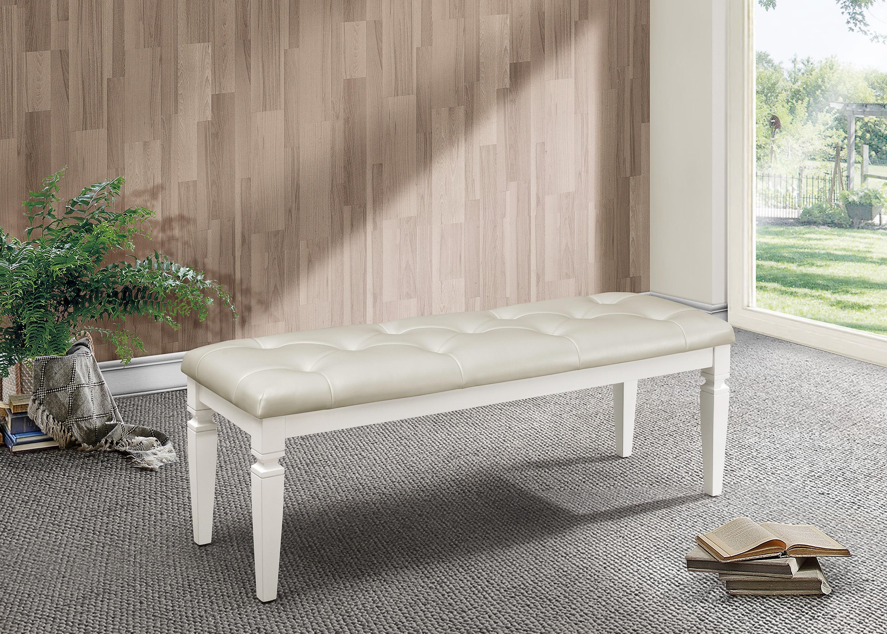 

    
Homelegance 1916W-FBH Allura Bed Bench White 1916W-FBH
