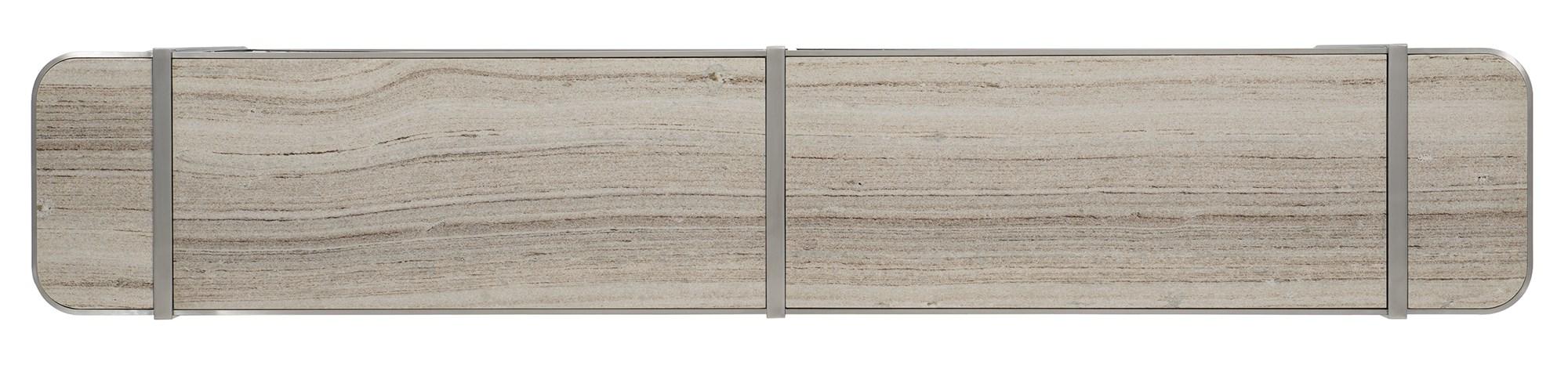 

    
CLA-019-532 Glass Doors and Shelves Brushed Nickel Sideboard STOP AND STARE by Caracole

