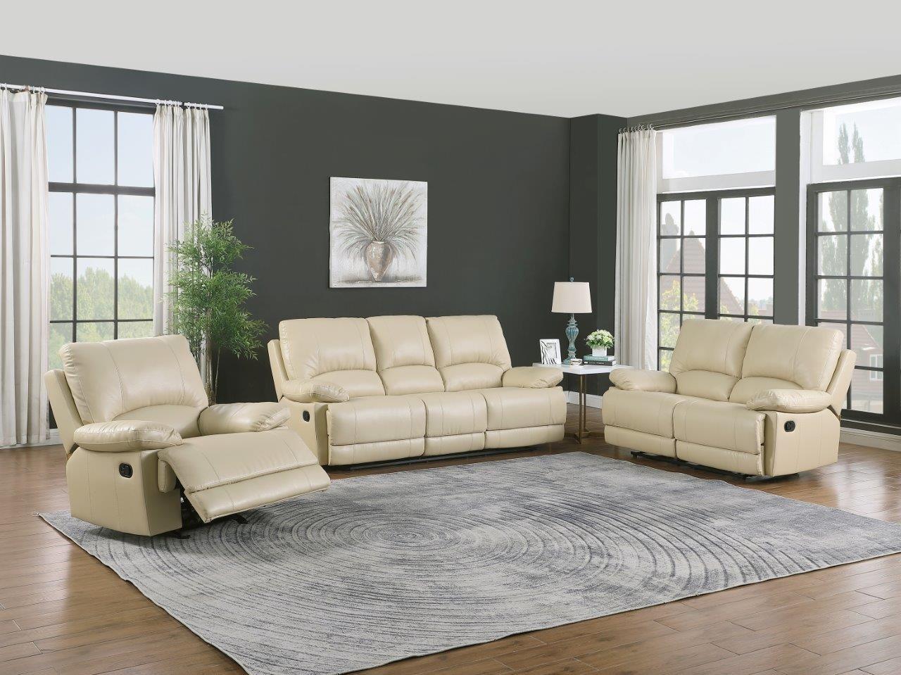 

    
9345-BEIGE-CH Beige Leather Air / Match Recliner Chair Global United 9345
