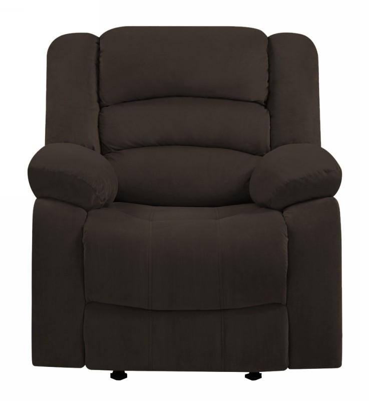 Contemporary Chair 9824 9824-BROWN-CH in Brown Microfiber