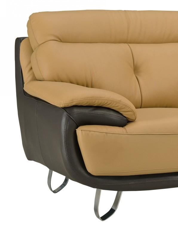 

    
Contemporary Two-Tone Leather Match Chair Global United A159
