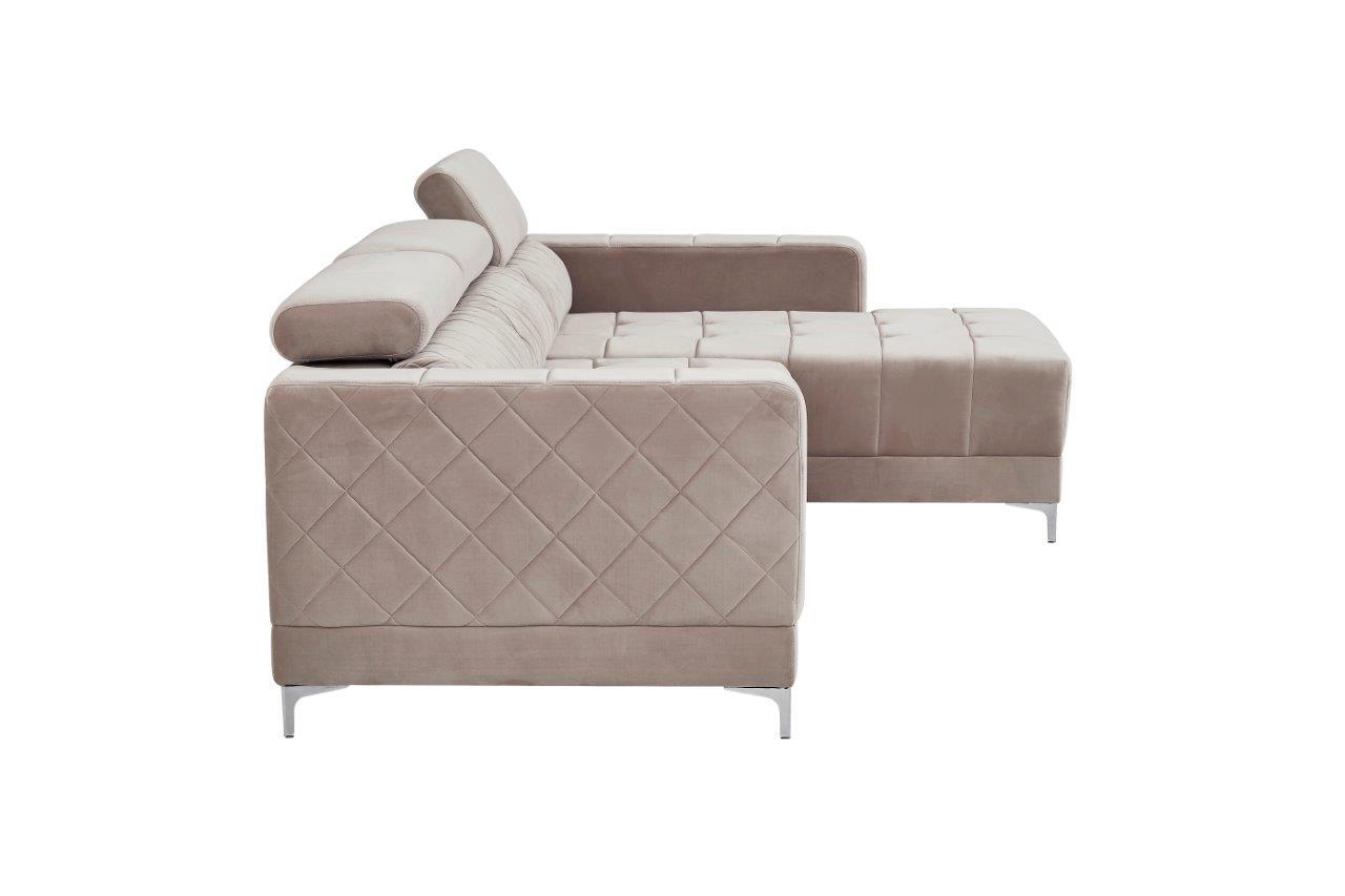 

    
Hyde Oat-U0037-SECTIONAL Global Furniture U0037 Hyde Oat Beige Velvet Sectional Sofa Contemporary
