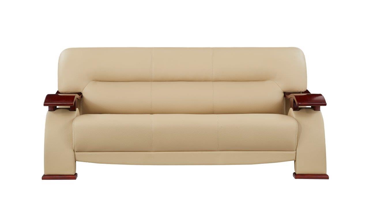 

    
Global Furniture U2033 Modern Design Cappuccino Bonded Leather Sofa Set 2 Pcs
