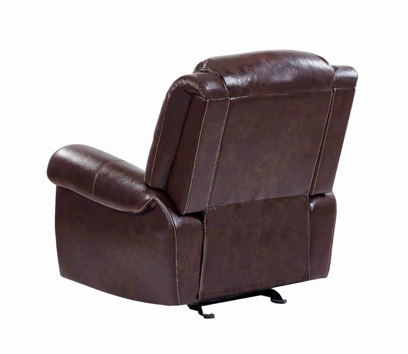

    
 Shop  Global Furniture U2101B Modern Chocolate Leather Gel Reclining Sofa Set 3Pcs
