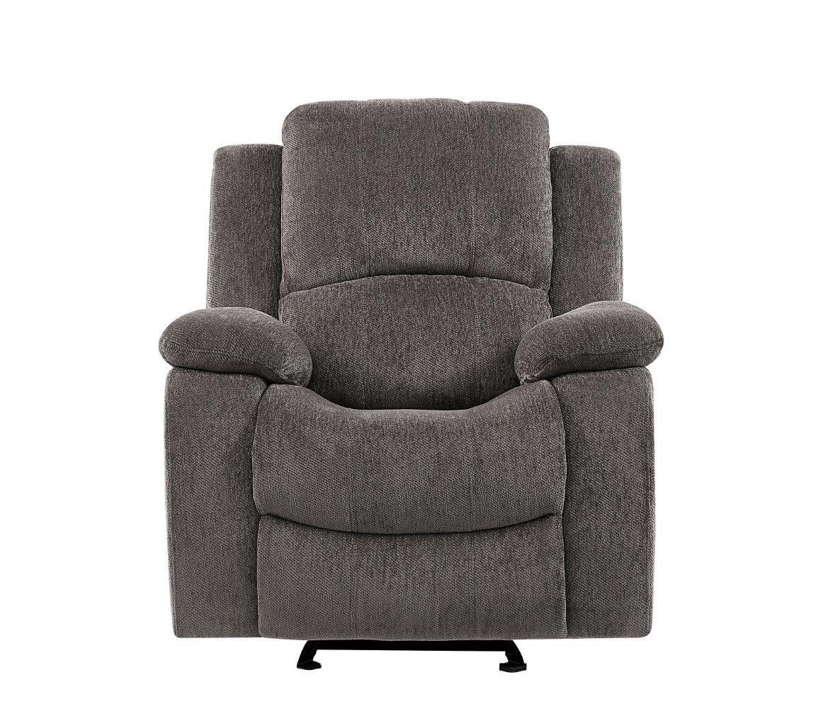 

    
 Order  Global Furniture U3118C MOCHA Modern Chenille Fabric Reclining Sofa Set 3Pcs
