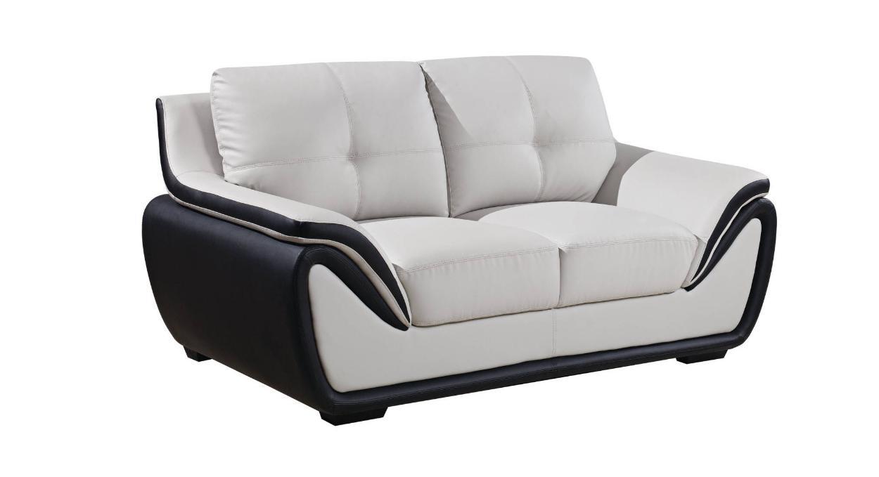 

        
Global Furniture USA U3250 Sofa Loveseat Gray/Black Leather 00887179005711
