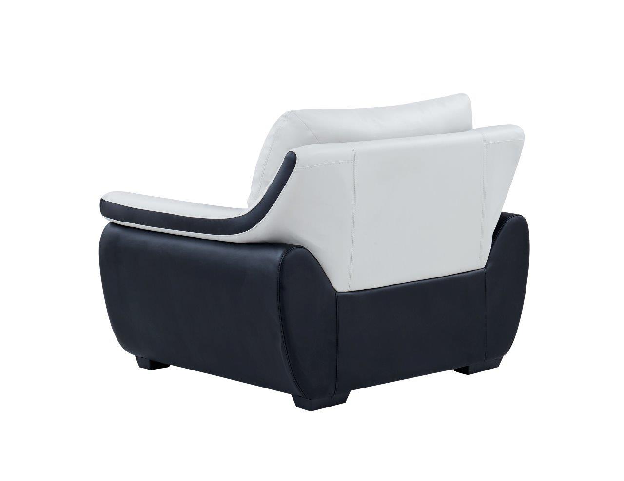

    
 Shop  Global Furniture U3250 Light Grey Polyurethane/Black Bonded Leather Sofa Set 3Pcs
