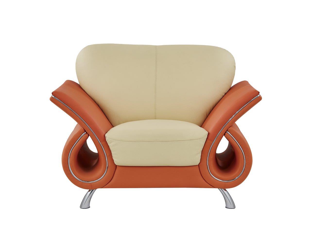 

    
U559 BEI/ORANGE -Sofa Set-3 Global Furniture U559 BEI/ORANGE Modern Beige Orange Leather Gel Sofa Set 3 Pcs
