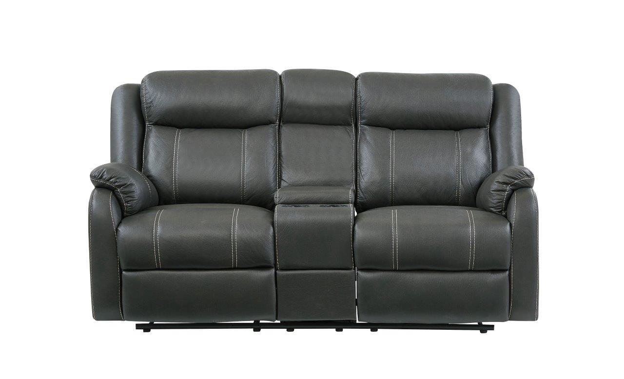 

        
Global Furniture USA U7303 GR Reclining Set Charcoal leather gel 00887179017691
