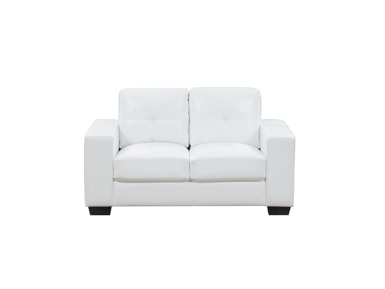 

    
Global Furniture USA U803 WH Sofa Loveseat and Chair Set White U803 WH  -Sofa Set-3
