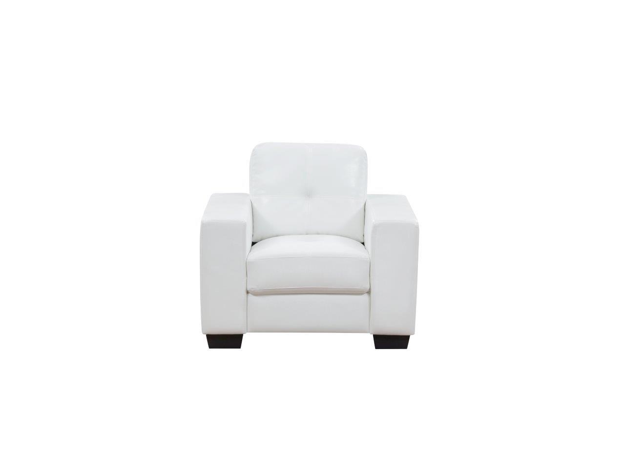 

                    
Global Furniture USA U803 WH Sofa Loveseat and Chair Set White leather gel Purchase 
