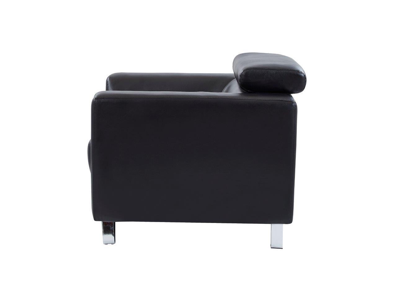 

        
00887179029410Global Furniture U8210 BL Contemporary Black Leather Gel Sofa Set 3Pcs

