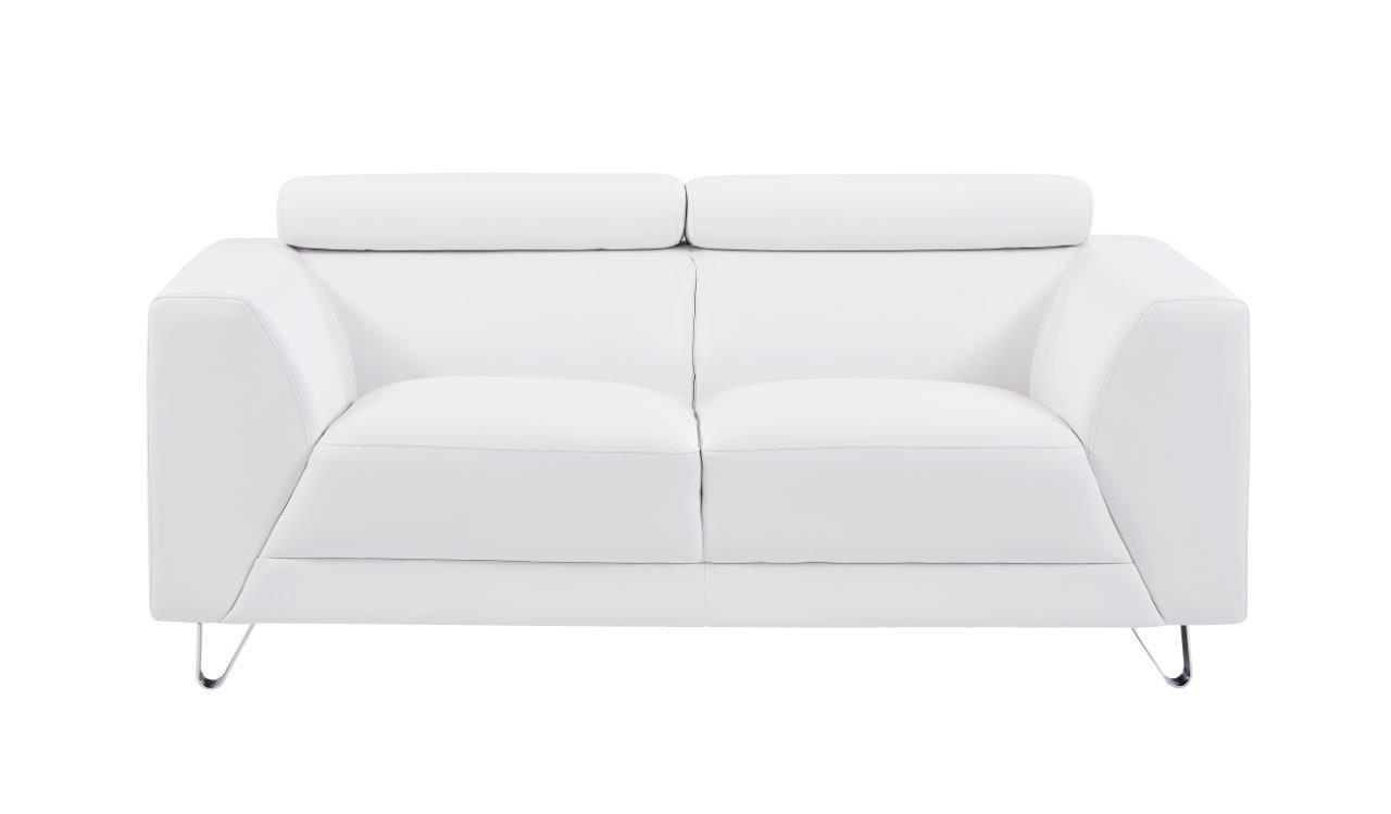 

    
U8210 - PLUTO WHITE - S/L Global Furniture USA Sofa and Loveseat Set
