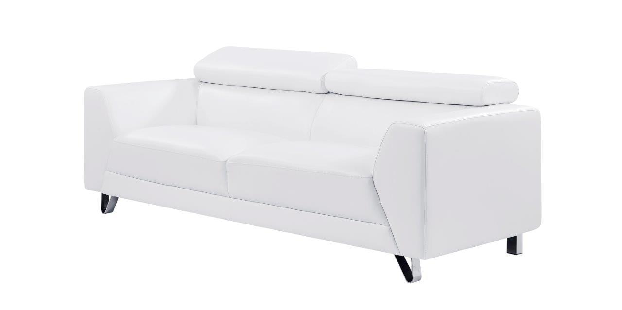 

    
U8210 - PLUTO WHITE - S/L/CH Global Furniture USA Sofa Loveseat and Chair Set
