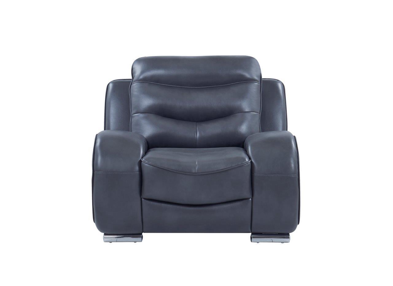 

        
Global Furniture USA U8340 Sofa Loveseat and Chair Set Gray leather gel 00887179037705
