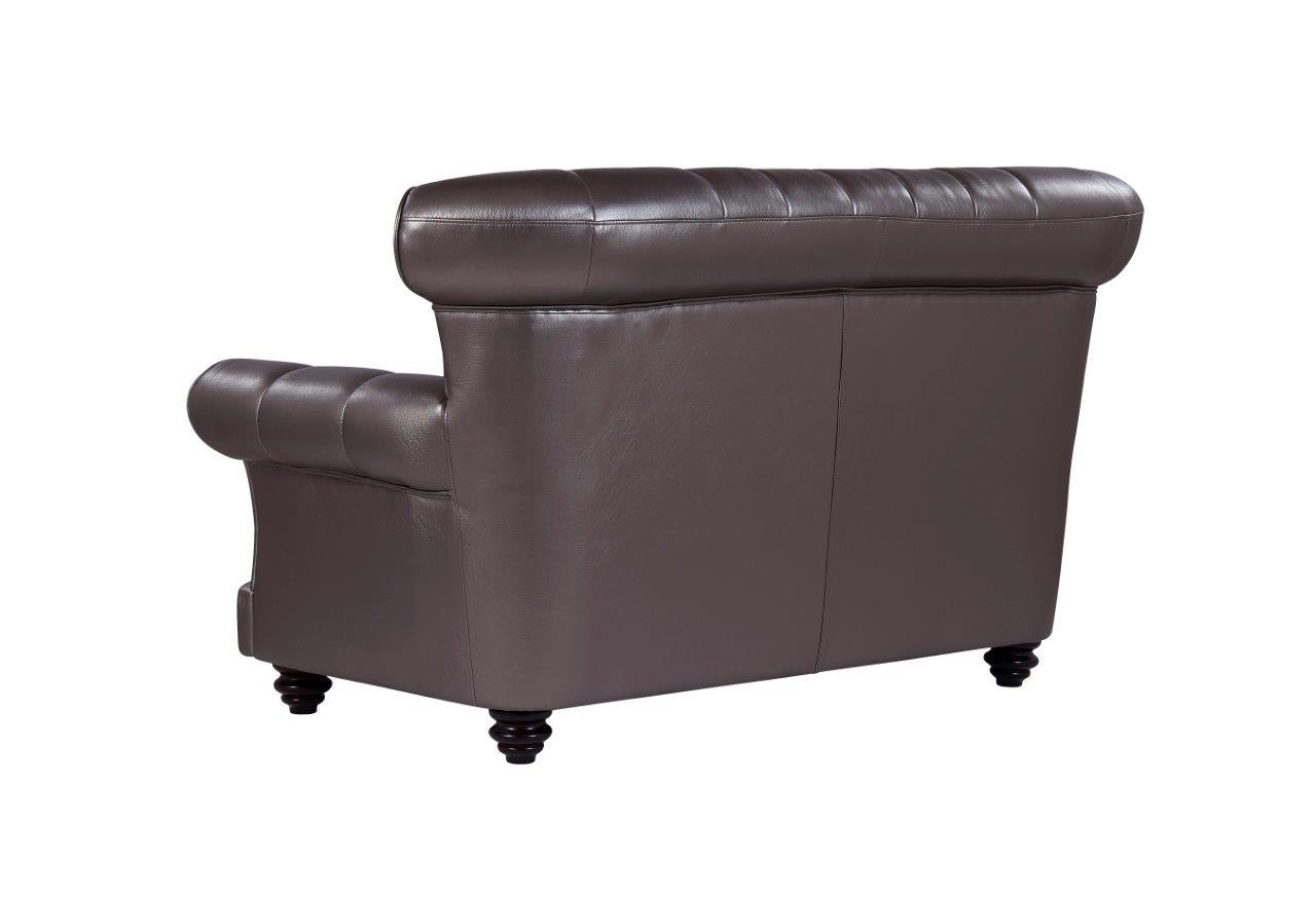 

    
U8630 BR  -Sofa Set-2 Global Furniture U8630 BR Contemporary Coffee Leather Gel Sofa Set 2 Pcs

