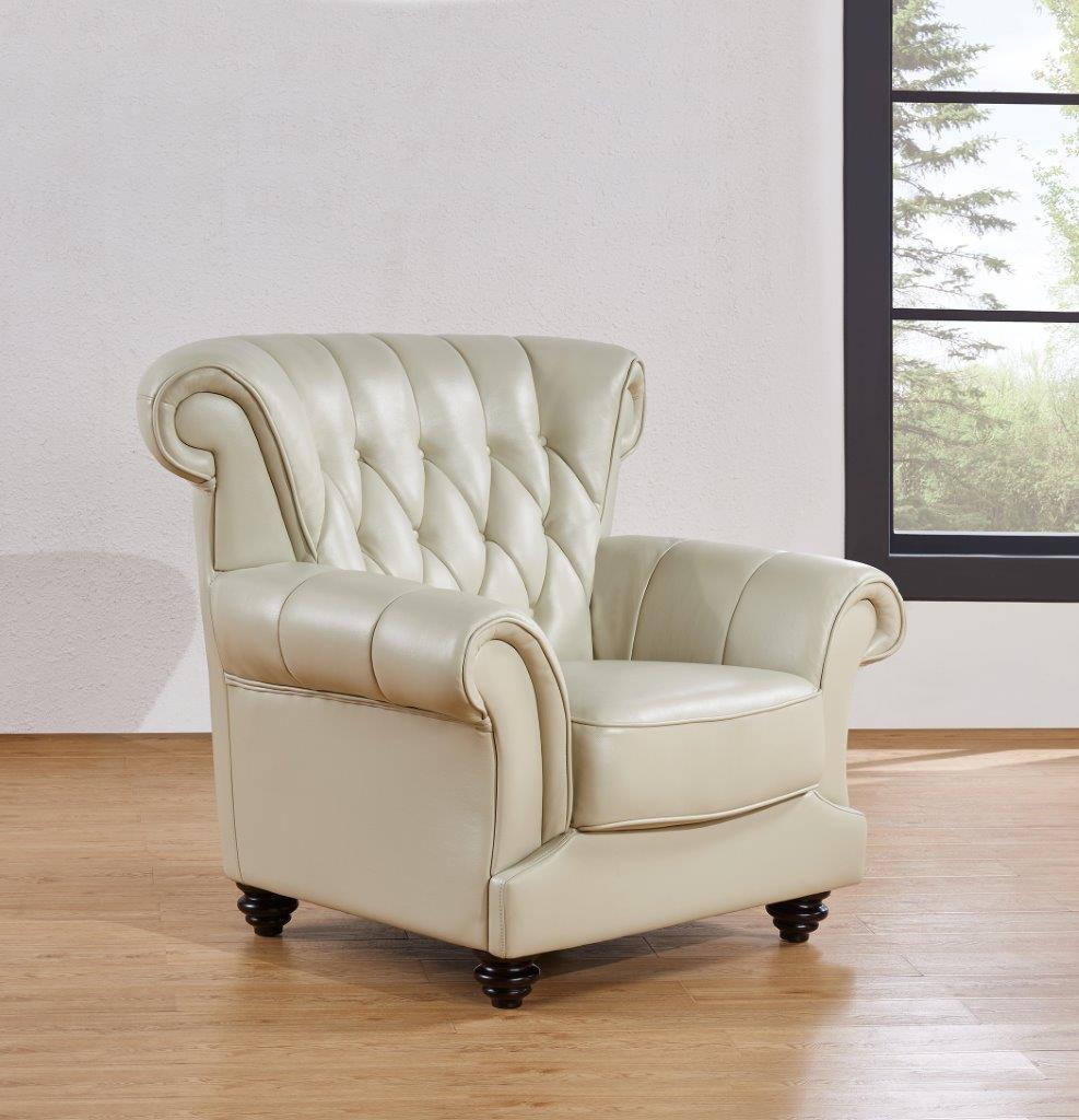 

    
 Shop  Global Furniture U8630 PEARL Contemporary White Pearl Leather Gel Sofa Set 3Pcs
