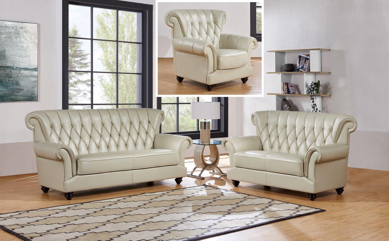 

    
Global Furniture U8630 PEARL Contemporary White Pearl Leather Gel Sofa Set 3Pcs
