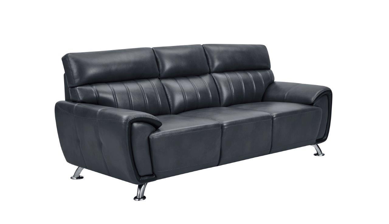 

                    
Global Furniture USA U8750 Sofa Loveseat and Chair Set Black leather gel Purchase 
