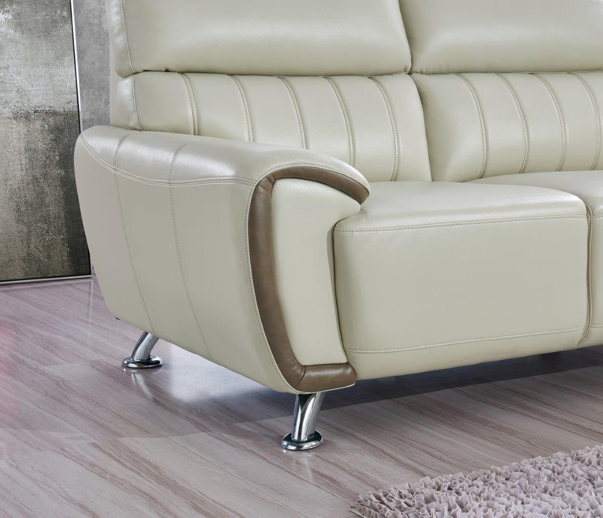 

    
Global Furniture U8750 PEARL Contemporary White Pearl Leather Gel Sofa Set 2Pcs
