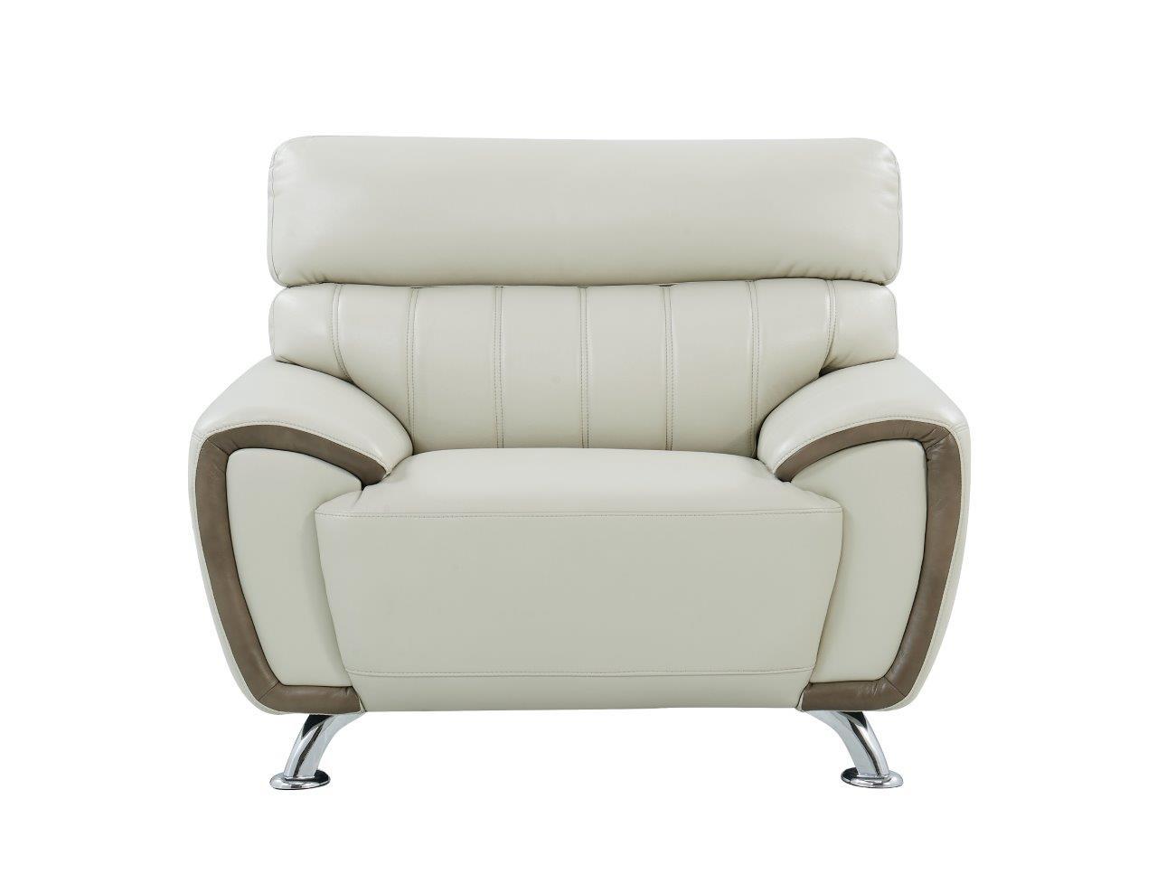 

    
 Shop  Global Furniture U8750 PEARL Contemporary White Pearl Leather Gel Sofa Set 2Pcs
