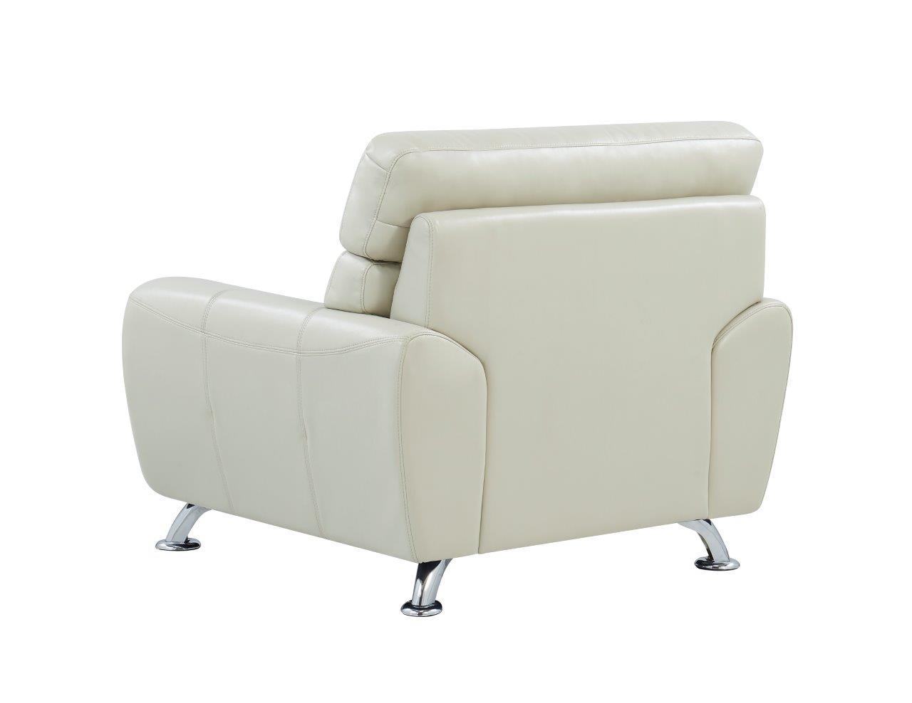 

    
Global Furniture U8750 PEARL Contemporary White Pearl Leather Gel Sofa Set 3Pcs
