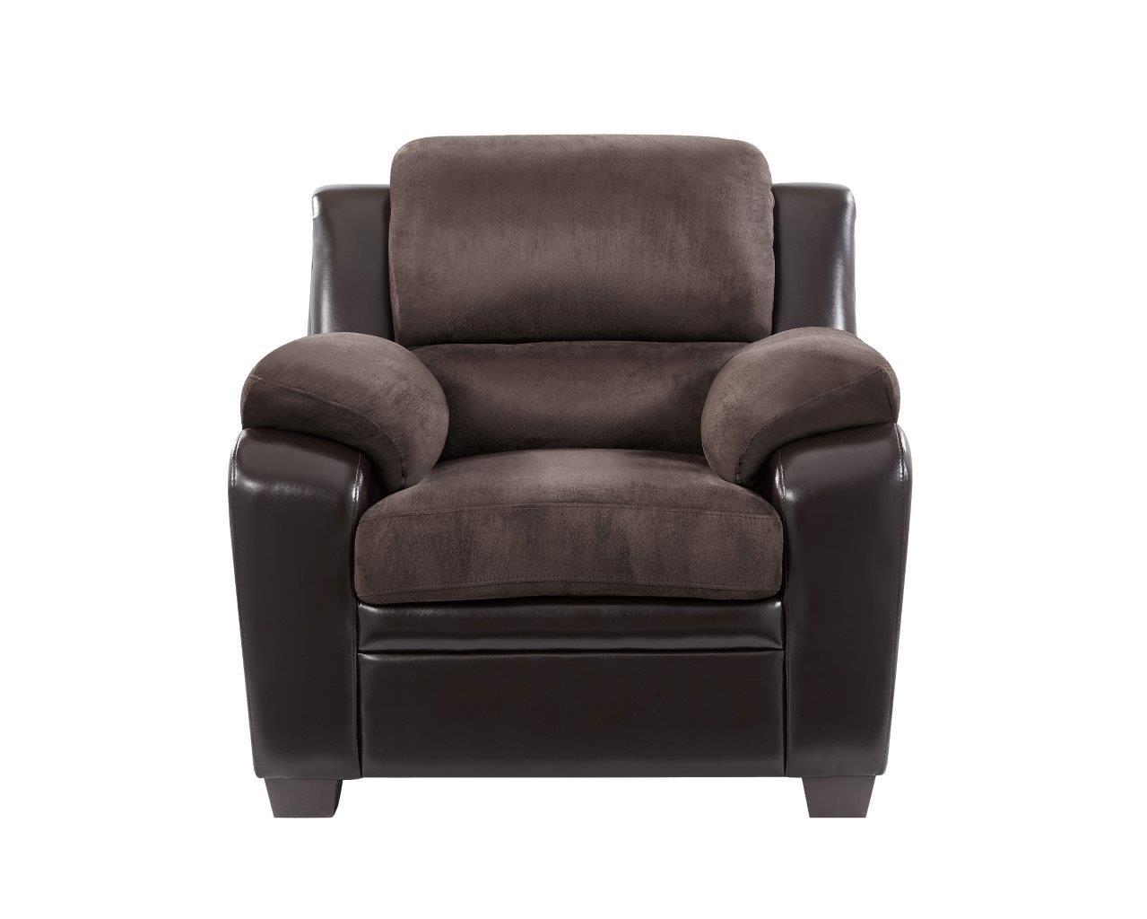 

        
00887179011057Global Furniture U880018KD Contemporary Chocolate Microfiber Sofa Set 3Pcs
