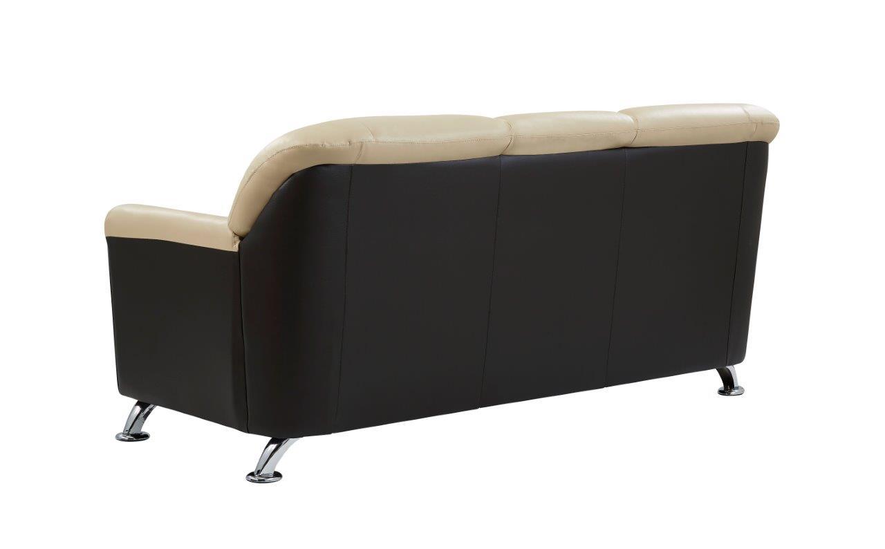 

        
Global Furniture USA U9103 Sofa Loveseat Chocolate/Cappuccino leather gel 00887179010968
