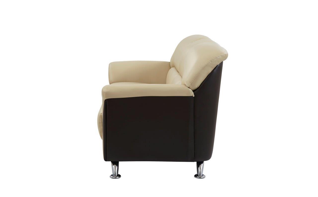 

        
00887179010968Global Furniture U9103 CAPP/CHOC Cappuccino/Chocolate Leather Gel Sofa Set 3Pcs
