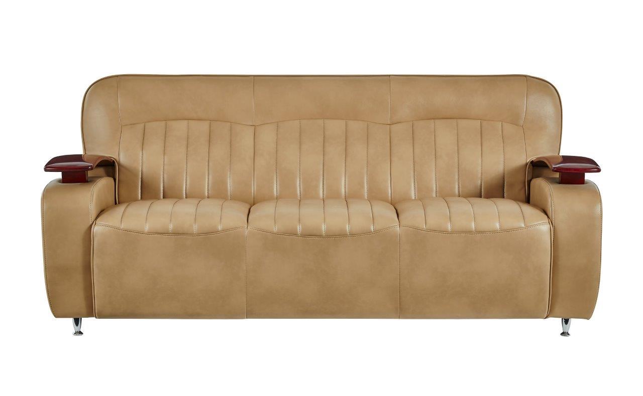 

    
Global Furniture UFM279 Contemporary Blanche Ivory Leather Gel Sofa Set 2Pcs
