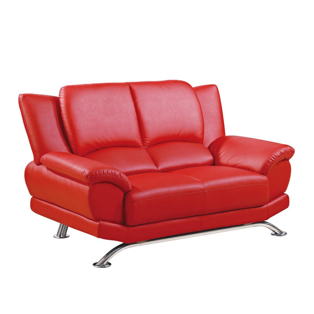 

        
Global Furniture USA U9908-R Sofa Loveseat Red Bonded Leather 00669439370957
