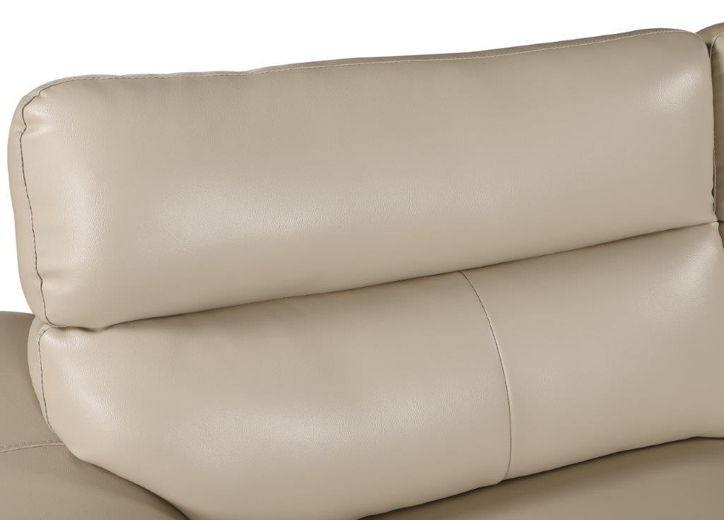 

    
 Order  Beige Premium Leather Match Sofa Set 2 Pcs Contemporary Global United 168
