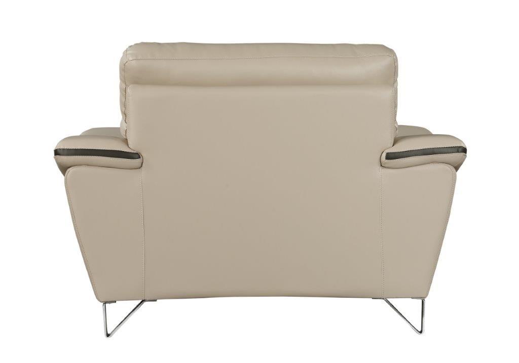 

    
 Order  Contemporary Beige Premium Leather Match Sofa Set 3Pcs Global United 168
