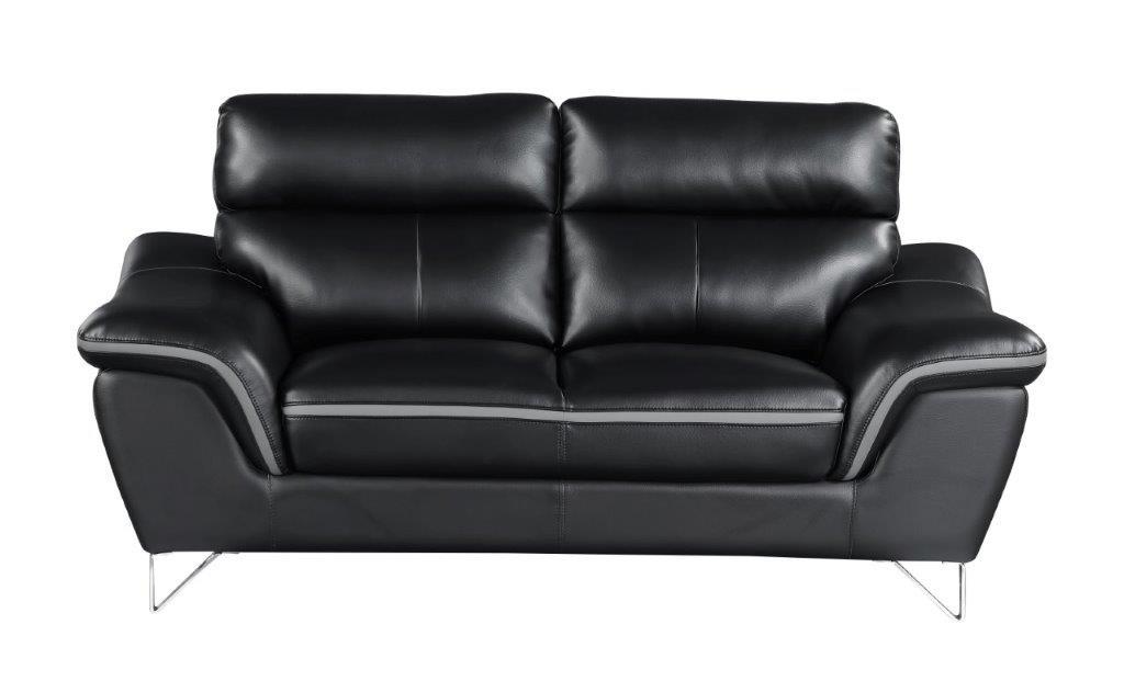 

    
168-BLACK-3-PC Global United Sofa Loveseat and Chair Set

