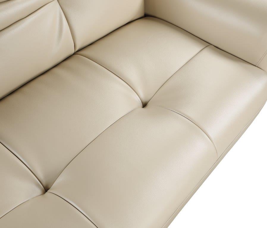 

    
2088-BEIGE-L Contemporary Beige Leather Air / Match Loveseat Global United 2088
