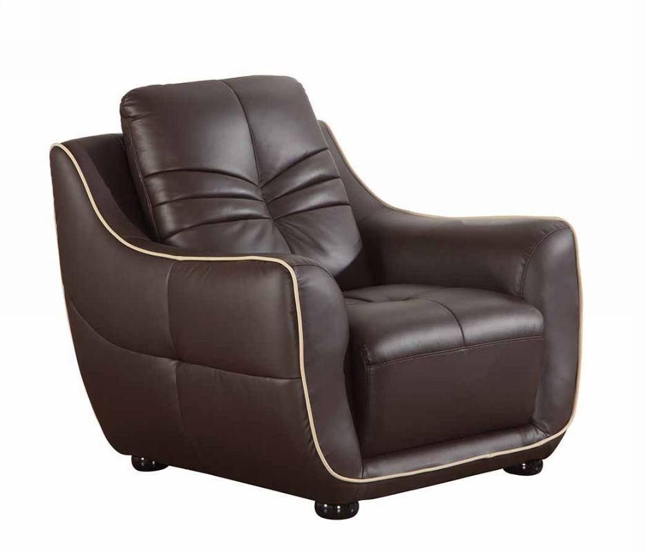 

        
Global United 2088 Sofa Loveseat and Chair Set Brown Leather gel match 00083398858798
