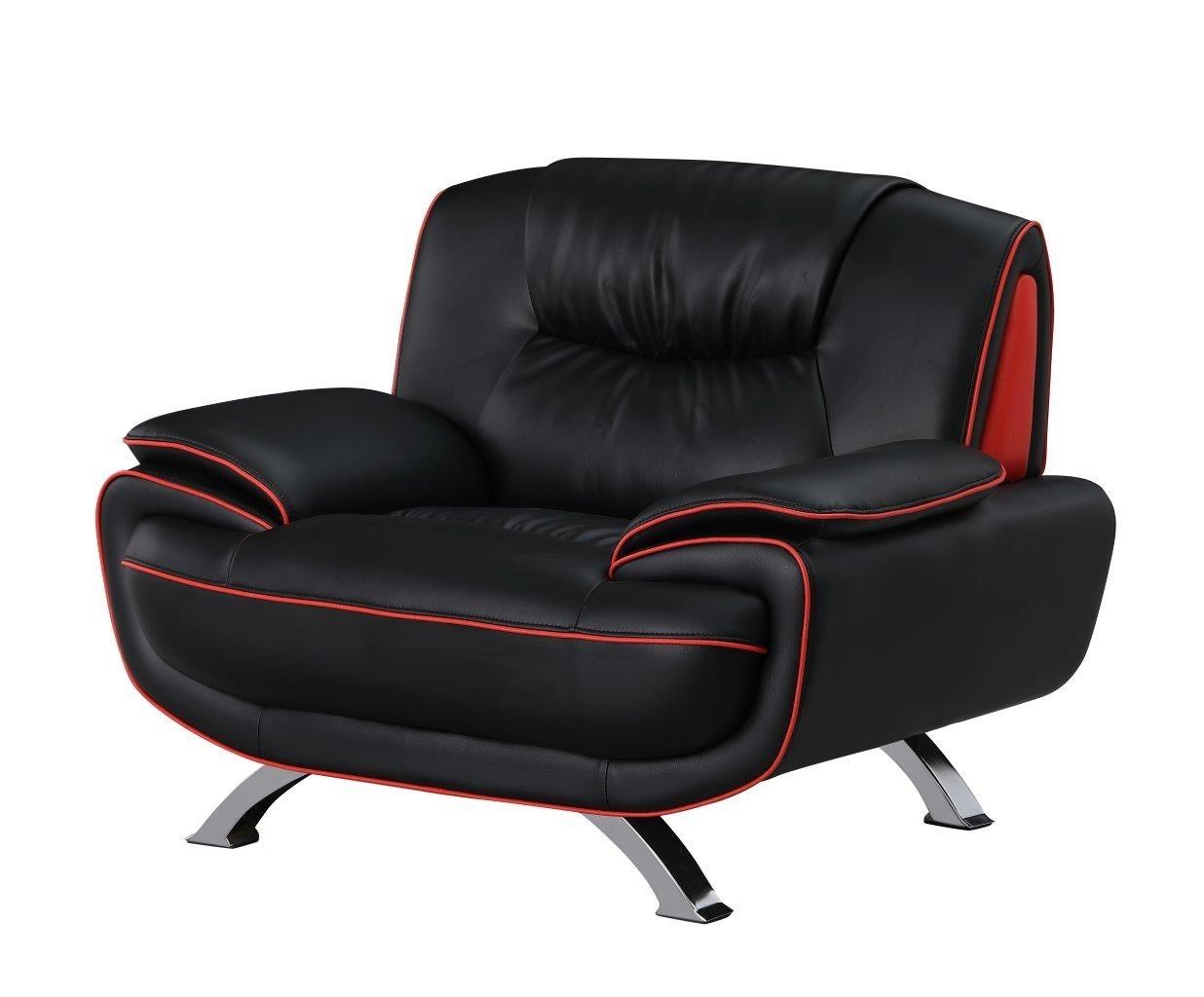 

    
405-BLACK-3-PC Global United Sofa Loveseat and Chair Set
