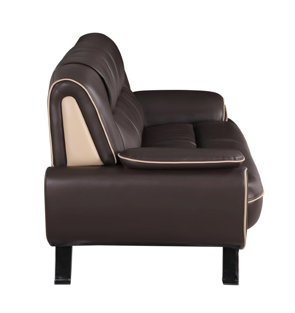 

    
 Photo  Contemporary Brown Premium Leather Match Sofa Set 3Pcs 405 Global United
