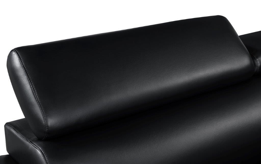 

    
4571-BLACK-L Black Premium Leather Match Loveseat Contemporary 4571 Global United
