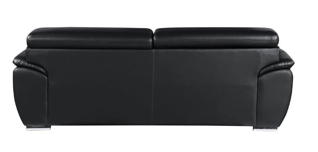 

    
 Photo  Black Premium Leather Match Sofa Set 3Pcs Contemporary 4571 Global United

