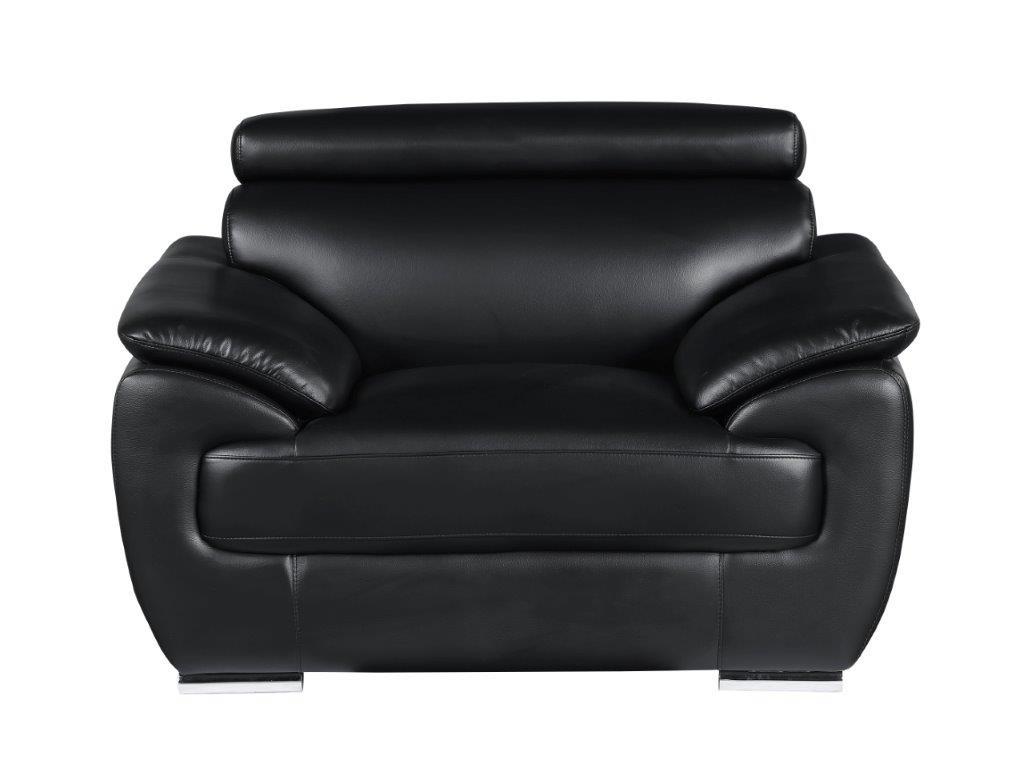 

    
4571-BLACK-3-PC Black Premium Leather Match Sofa Set 3Pcs Contemporary 4571 Global United
