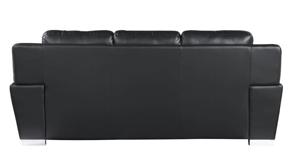 

    
4572-BLACK-2PC BLACK Premium Leather Match Sofa Set 2 Pcs Contemporary 4572 Global United

