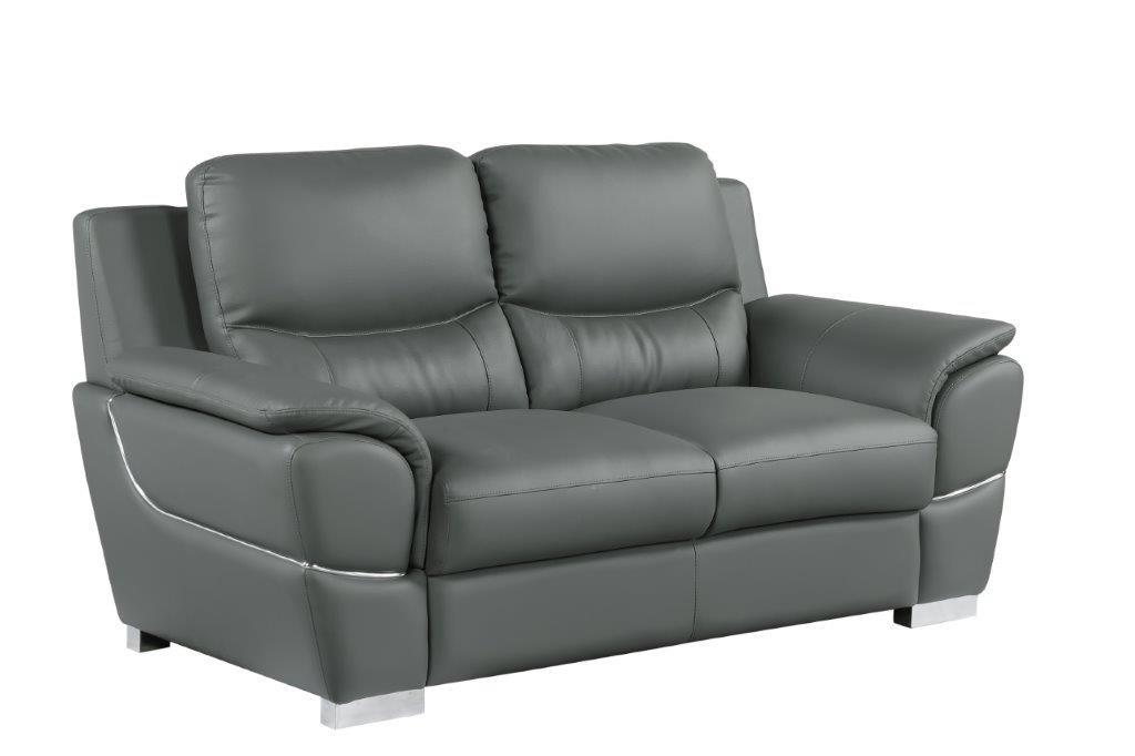 

    
Global United 4572 Sofa Loveseat and Chair Set Gray 4572-GRAY-3-PC

