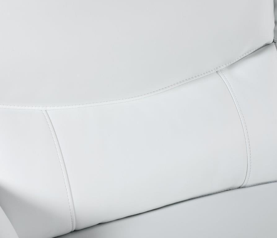 

    
4572-WHITE-S WHITE Premium Leather Match Sofa Contemporary 4572 Global United
