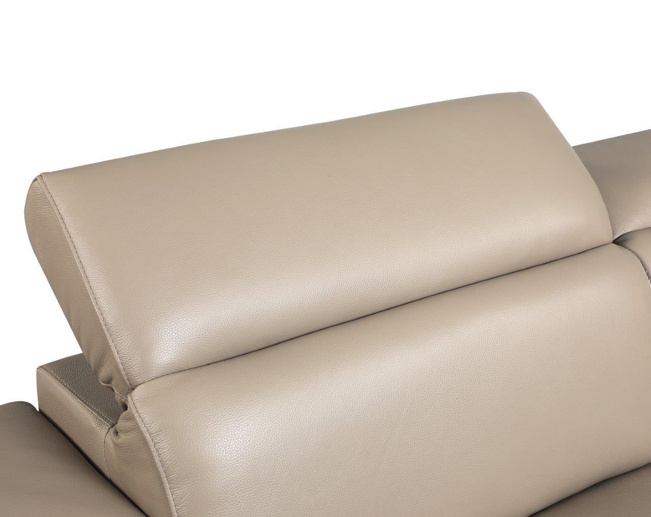 

    
692-BEIGE-S BEIGE Genuine Italian Leather Sofa Contemporary 692 Global United
