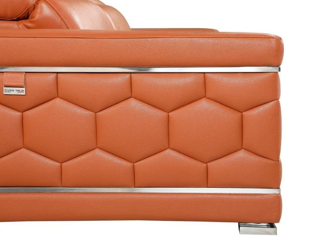 

        
00083398859863CAMEL Genuine Italian Leather Sofa Contemporary 692 Global United
